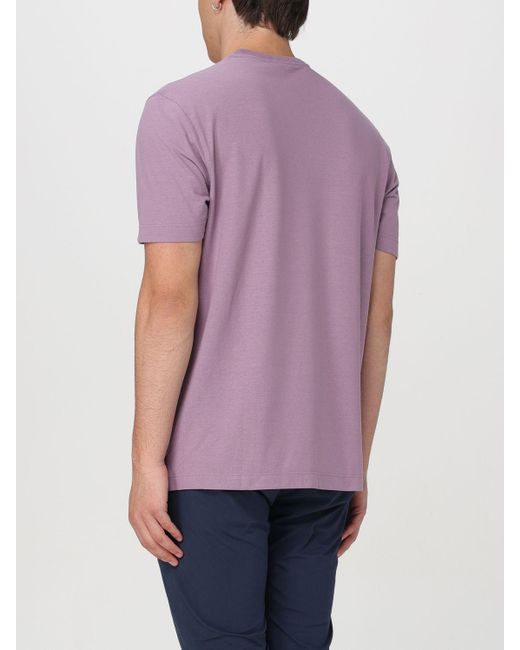T-shirt Zanone pour homme en coloris Purple
