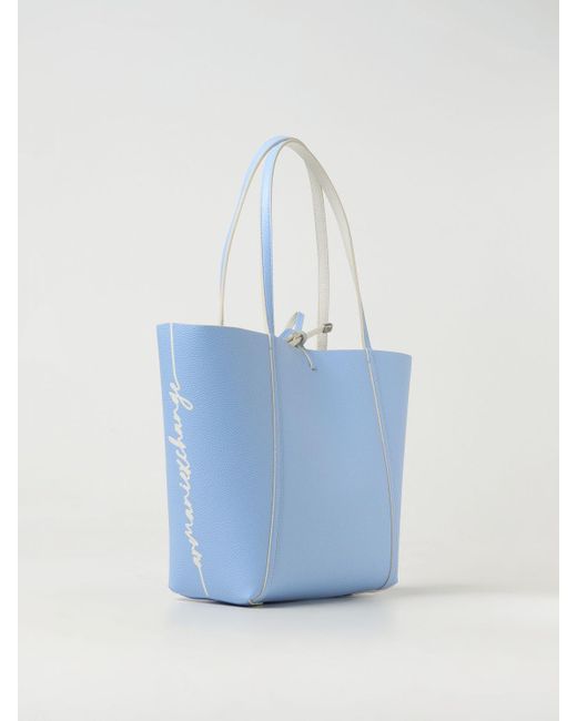 Armani Exchange Blue Shoulder Bag
