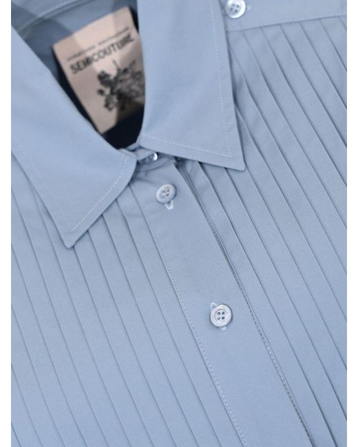 Semicouture Blue Chela Shirt