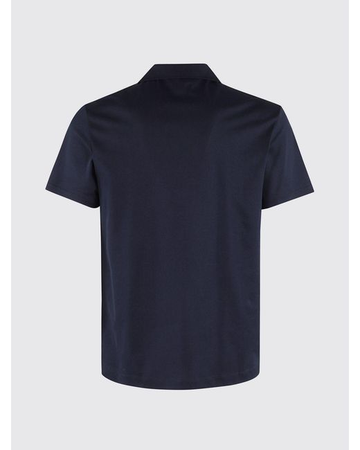 Dondup Blue Cotton Polo Shirt for men