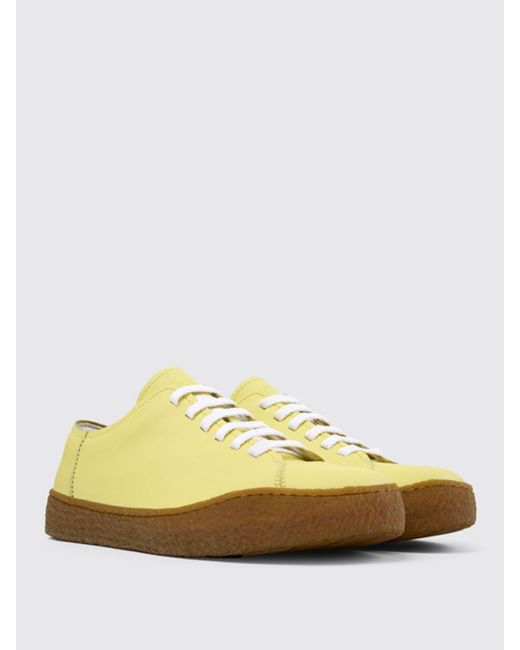Sneakers Peu Terreno in pelle di Camper in Yellow da Uomo