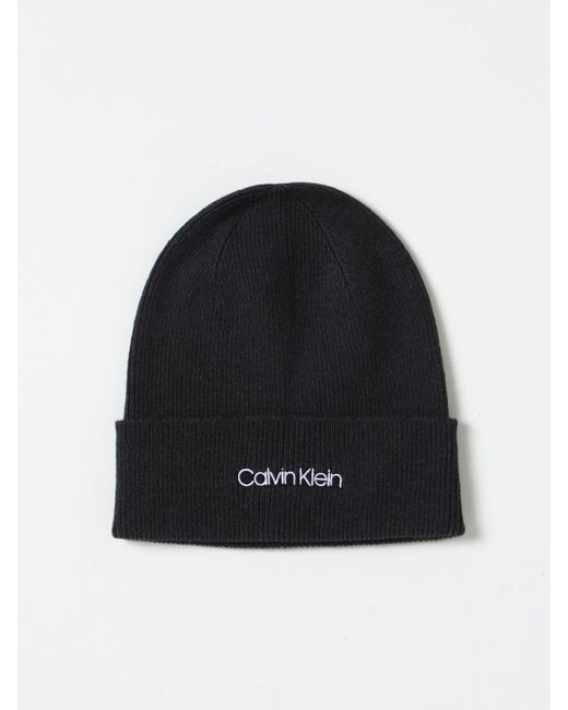 Chapeau Calvin Klein en coloris Noir Femme Accessoires Chapeaux 