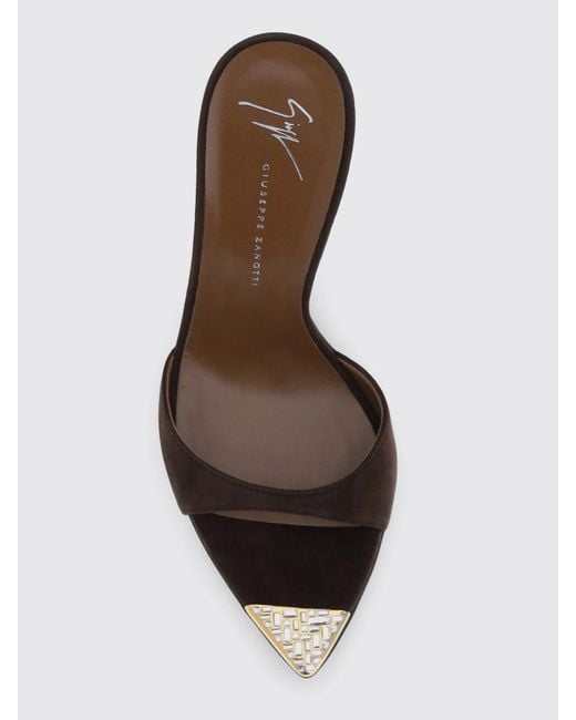 Giuseppe Zanotti Brown Heeled Sandal