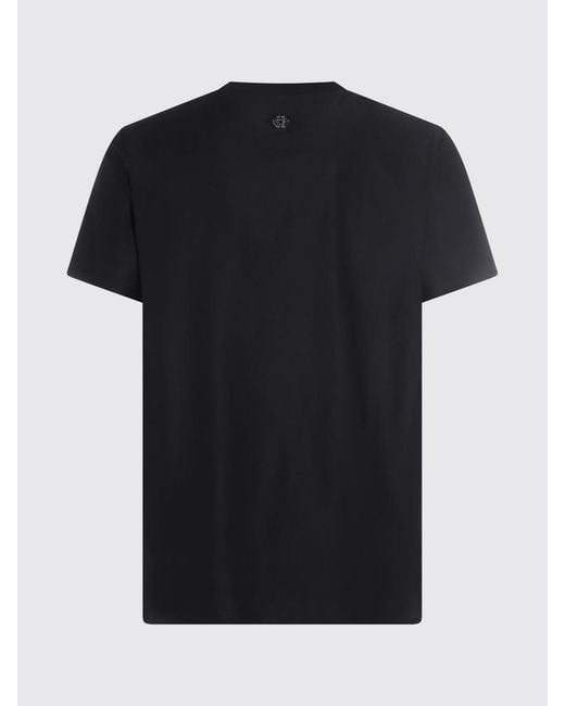 Philipp Plein Black Cotton Pp T-Shirt for men