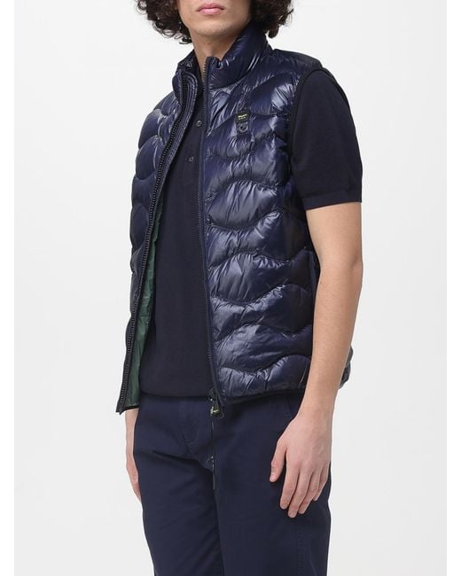 Blauer Blue Padded Nylon Vest for men