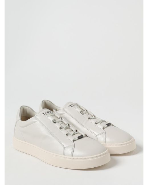 Tod's Natural Leather Sneakers for men