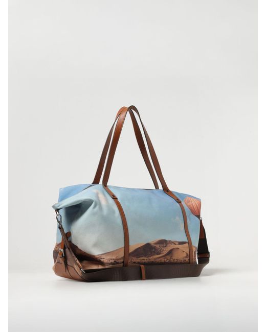 Paul Smith Blue Travel Bag for men