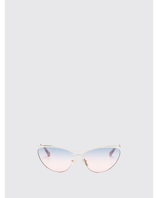 Chloé White ChloÉ Uma Metal Sunglasses
