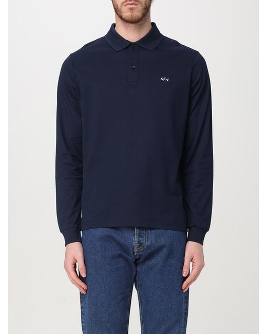 Paul & Shark Blue Paul &Amp Shark Polo Shirt for men