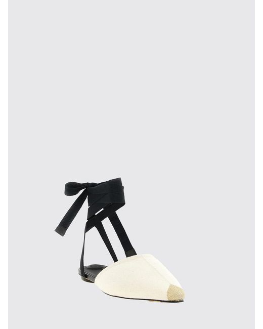 Jacquemus White Ballerina Mule Espadrilles