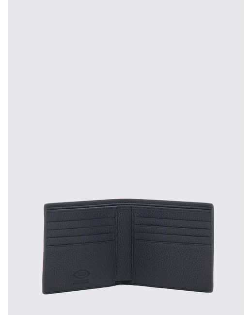Tod's Black T Timeless Bifold Wallet for men