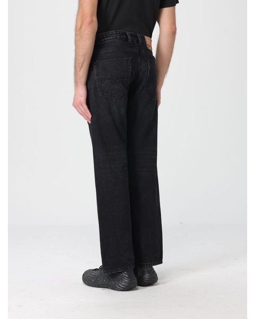 DIESEL Black D-Eeper Denim Jeans for men