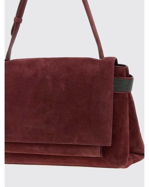 Brunello Cucinelli Purple Handbag