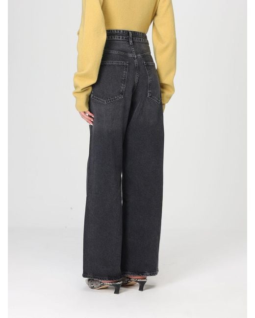 Jeans De Pierna Ancha De Denim Agolde de color Blue