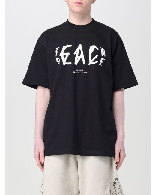 44 Label Group Black T-shirt for men