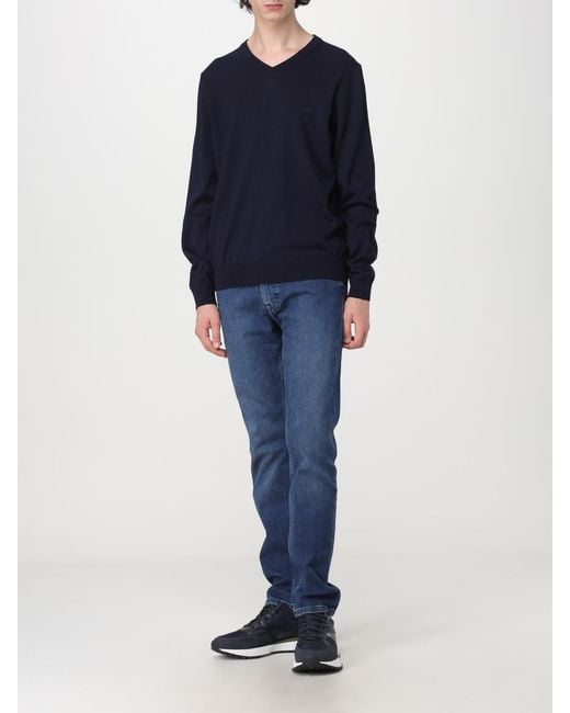 Boss Blue Sweater for men