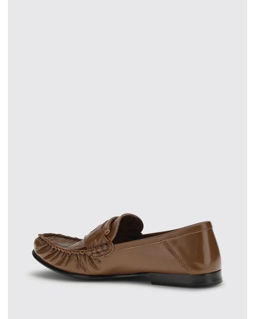 Marni Brown Fringed Loafers