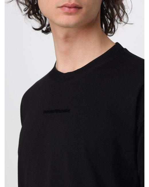Emporio Armani T-shirt in Black für Herren