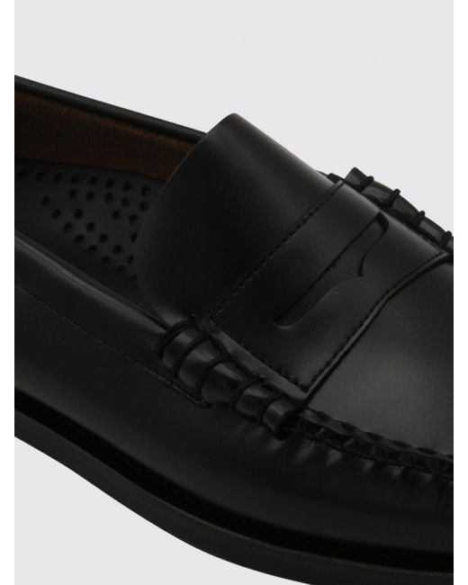Sebago White Classic Dan Full-Grain Leather Loafers for men