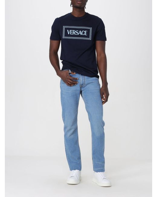 Versace Blue T-shirt for men