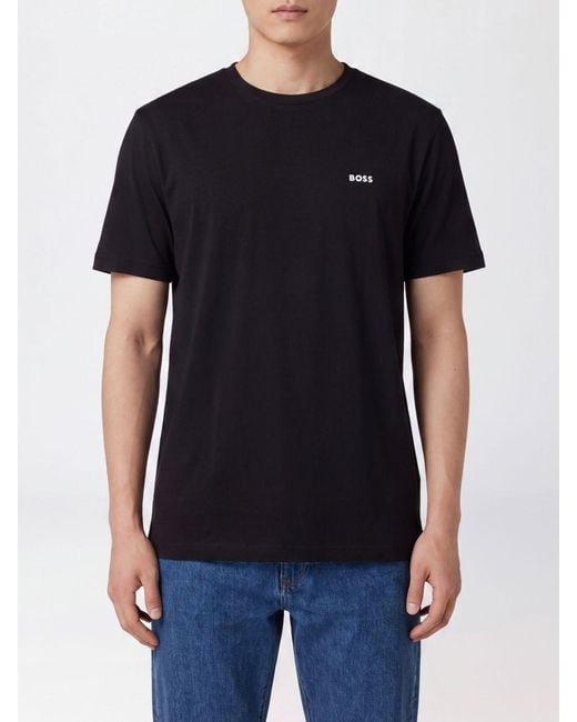 Boss Black Set Of Three Cotton Logo T-Shirts for men