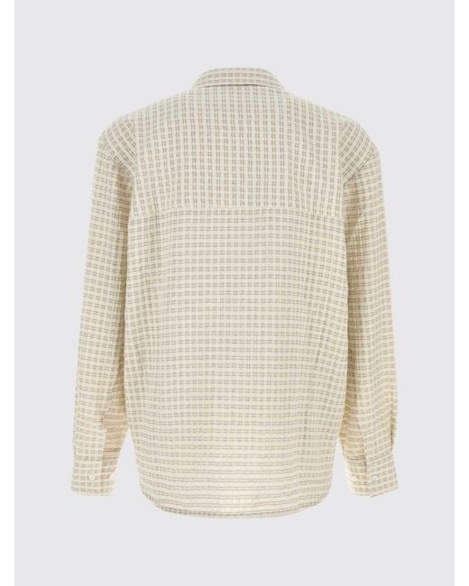 Séfr Natural Checked Cotton Blend Shirt for men