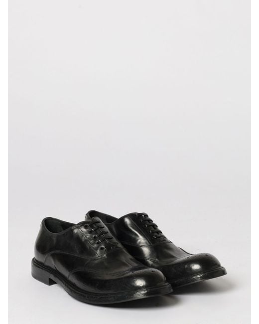 Dolce & Gabbana White Dolce &Amp Gabbana Oxford Leather Lace-Up Shoes for men