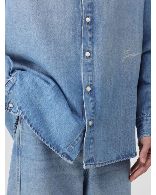 Camicia Simon di Jacquemus in Blue da Uomo