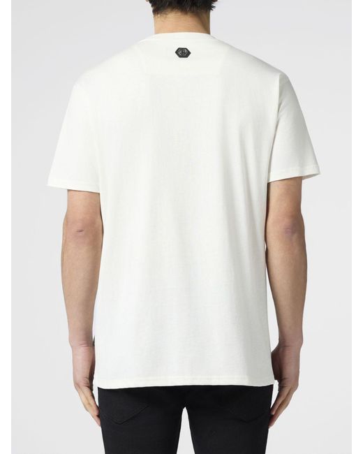 Philipp Plein White T-Shirt for men