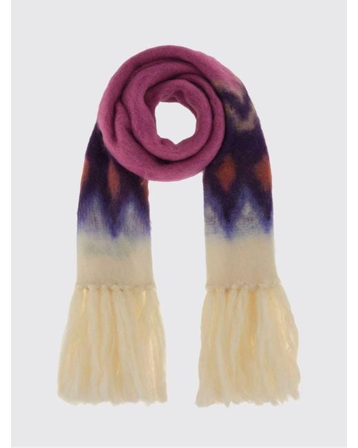 Isabel Marant Blue Mohair Blend Scarf