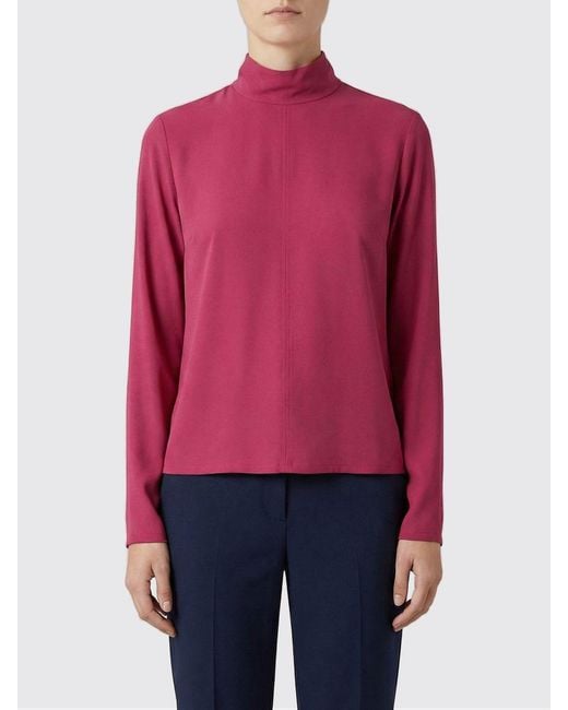Joseph Red Satin Blouse