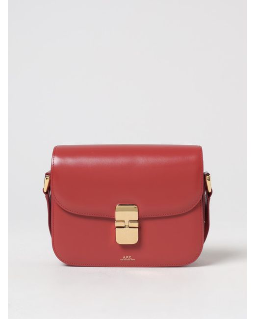 Borsa Grace di A.P.C. in Red