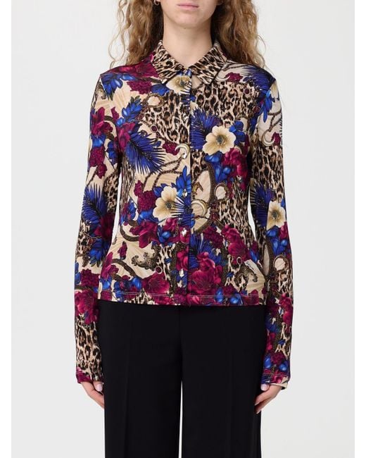 Just Cavalli Blue Shirt