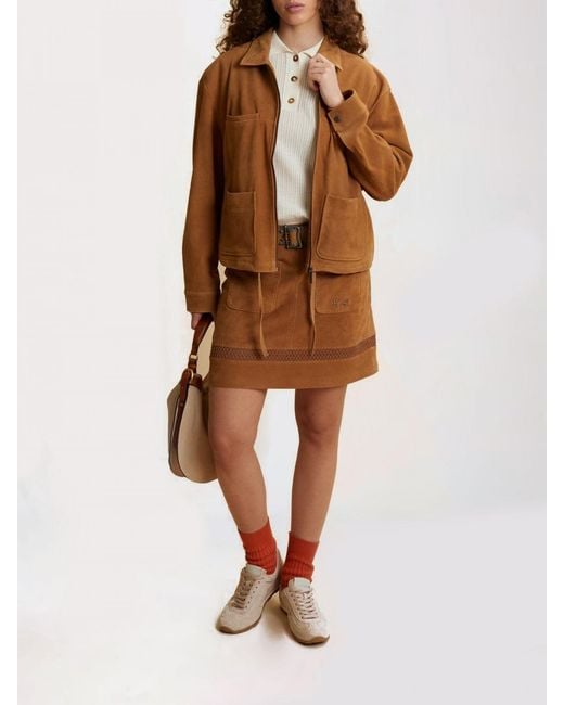 La Martina Brown Suede Jacket