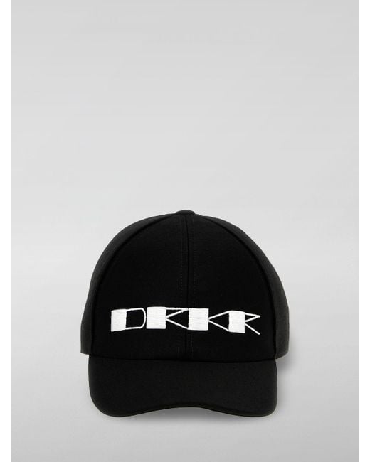 Rick Owens Black Hat for men