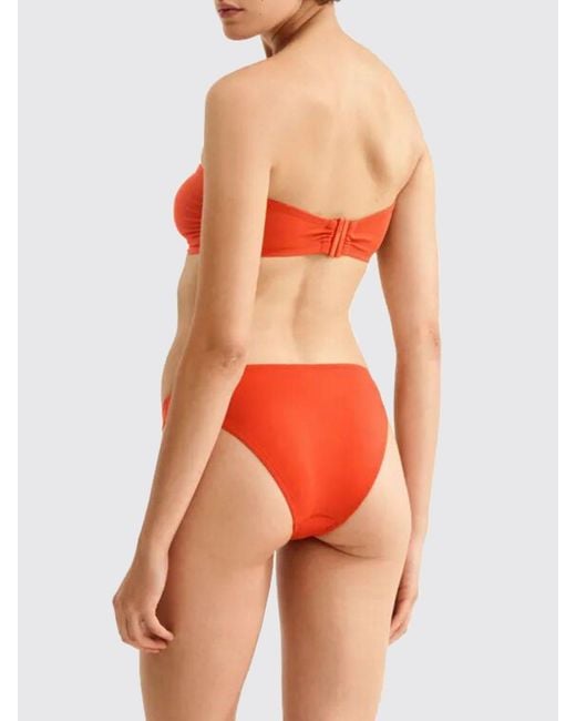 Top De Bikini Ultra De Poliamida Eres de color Orange