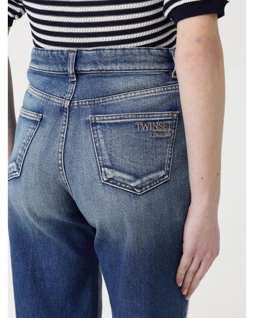 Vaquero Mujer Twinset Twinset de color Blue