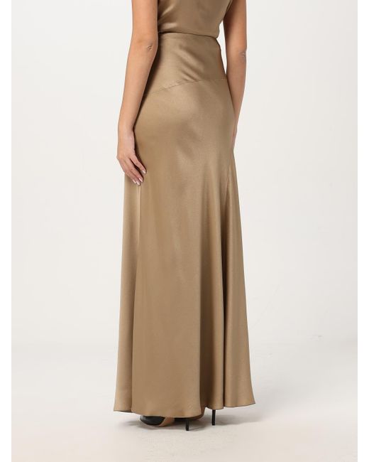 Alberta Ferretti Natural Skirt