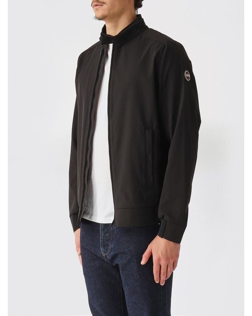 Colmar Black Softshell Biker Jacket for men