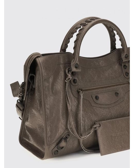 Balenciaga Brown Le City Arena Leather Bag