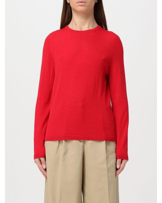 Allude Red Pullover