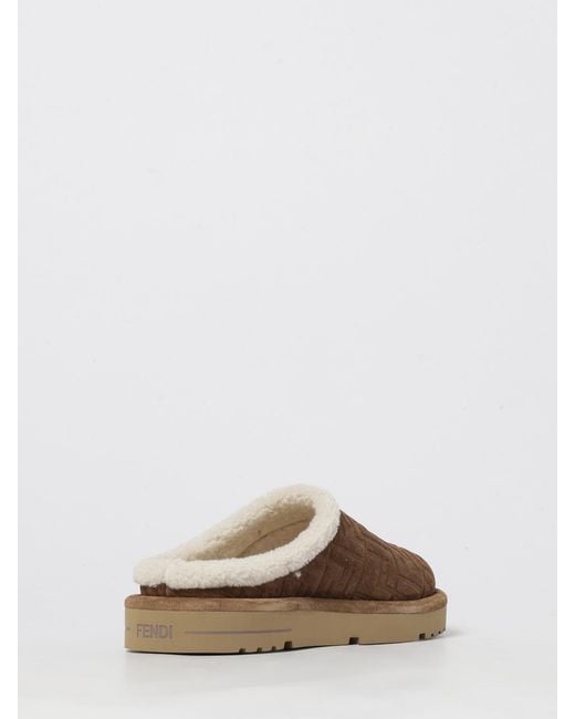Fendi Brown Slippers for men