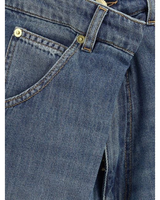 DARKPARK Blue Wide-Leg Jeans