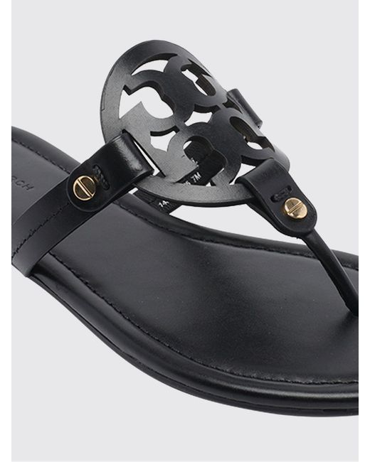 Tory Burch White Miller Leather Sandal
