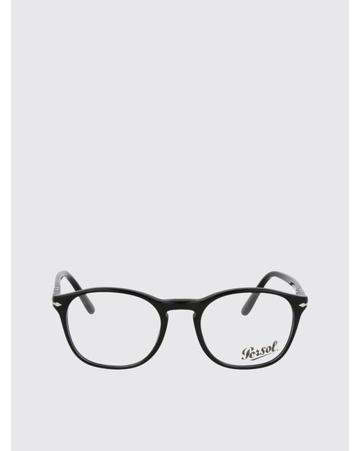 Persol Black Acetate Eyeglasses for men