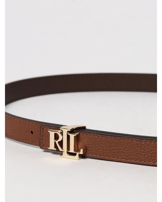 Ralph Lauren White Reversible Leather Belt