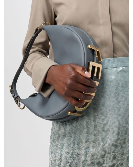 Fendi Blue Shoulder Bag