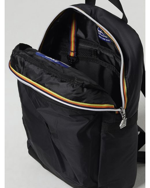 K-Way Black Backpack for men