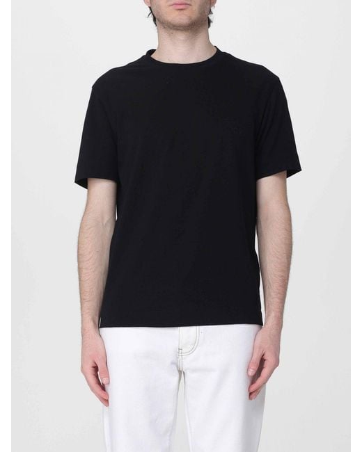 Emporio Armani Black Basic Cotton T-Shirt for men