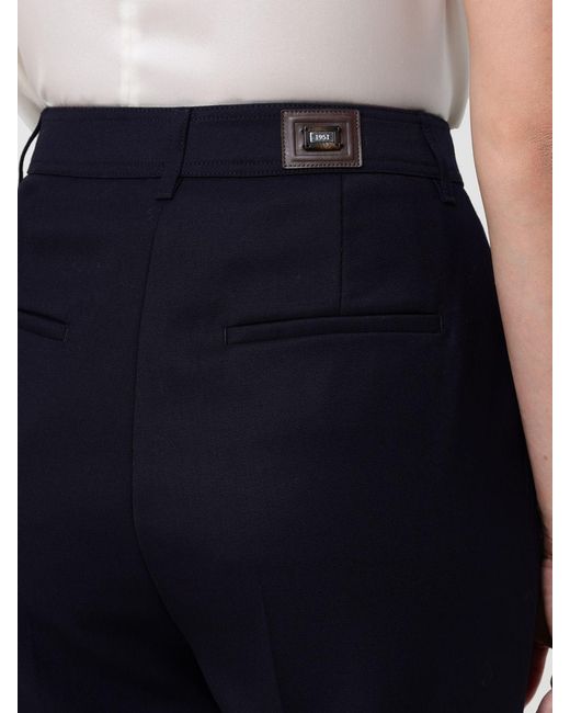 Max Mara Blue Trousers